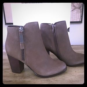 Women’s grey bootie. NWT and box